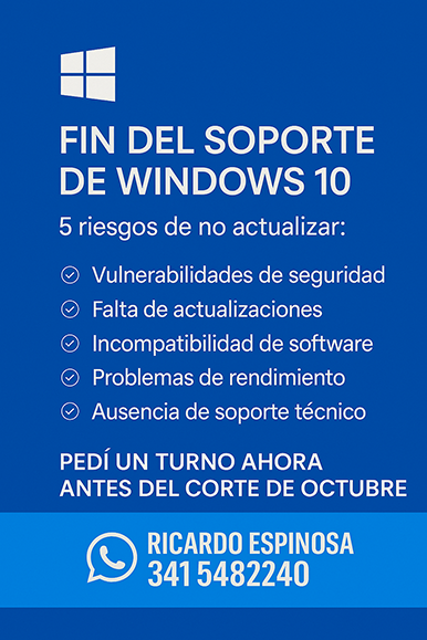 Fin Soporte Windows 10